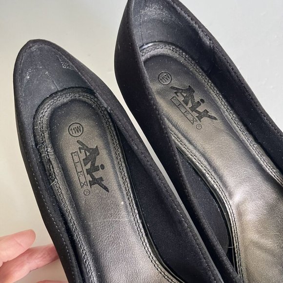 Airflex Black "Gayle" Dress Heels Women's Pumps Size 11 - Picture 3 of 7